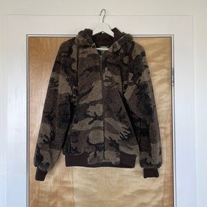 Cabela’s Brown Camo Fleece Jacket